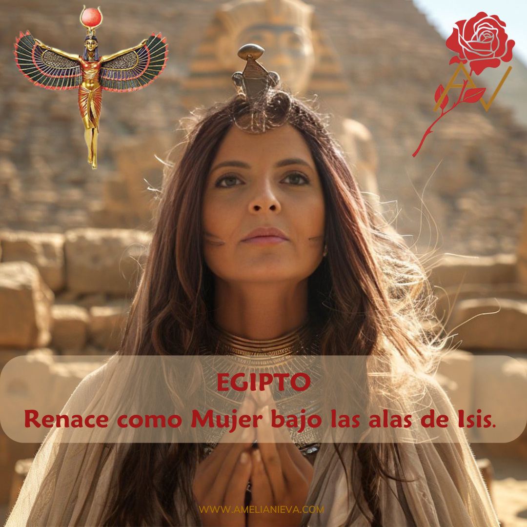 Egipto, renace como Mujer bajo las alas de Isis